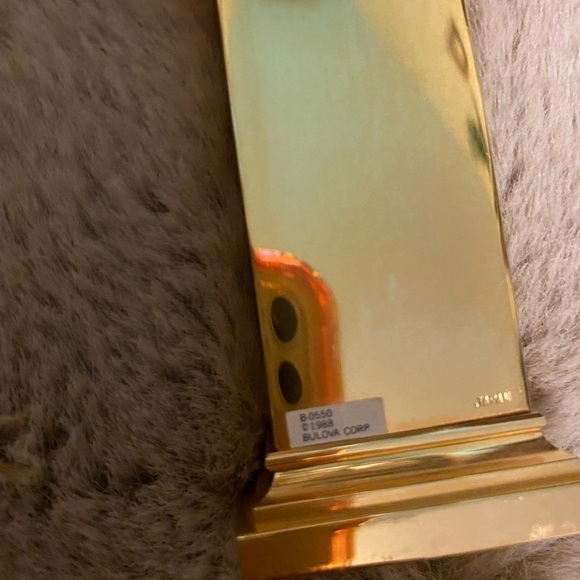 VINTAGE 80s Bulova Miniature Grandfather Clock Cantebury B0550 Brass - Picture 3 of 8